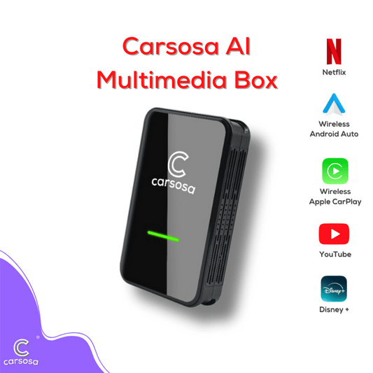 Carsosa® Multimedia AI Box | For All Vehicles With Factory Wired Apple CarPlay
