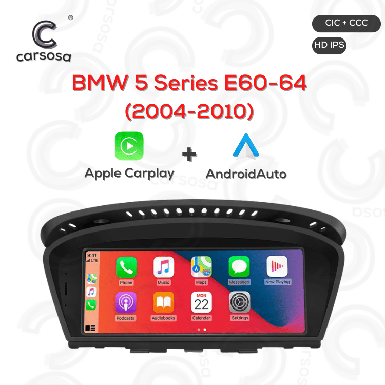 BMW 5 Series E60-E64 | 2004-10 | Apple CarPlay & Android Auto | 10.25" Car Radio