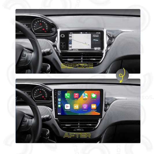 Peugeot 208 & 2008 | 2012-18 | Apple CarPlay & Android Auto | 9" Car Radio