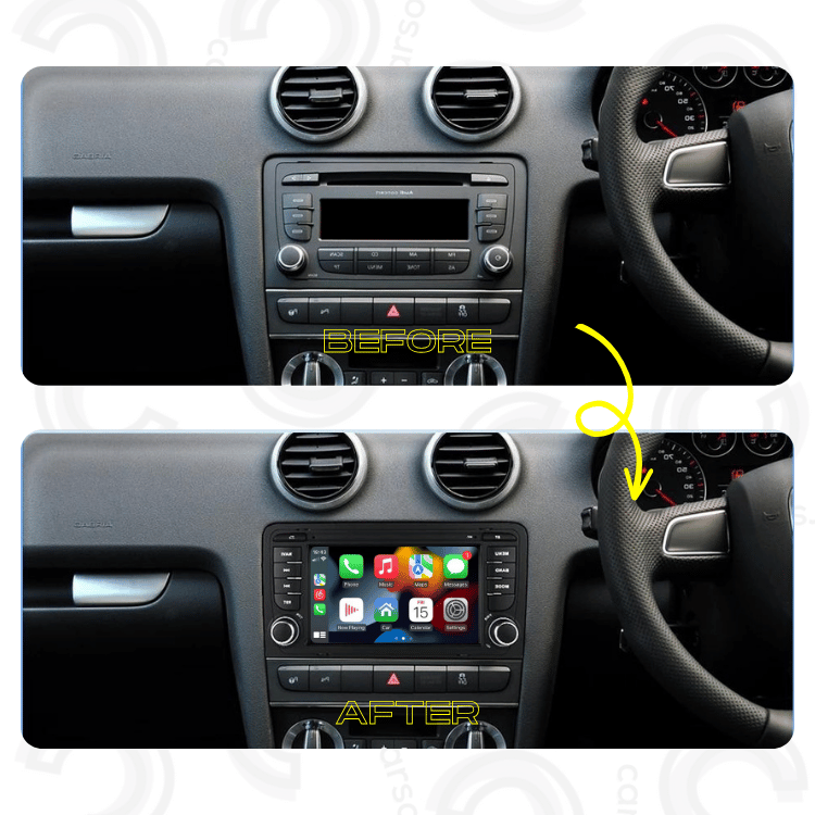 Audi A3 8P | 2003-2012 | Apple CarPlay & Android Auto | 7" Car Radio