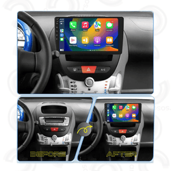 Toyota Aygo, Peugeot 107 & Citroen C1 | Apple CarPlay & Android Auto | 7.0