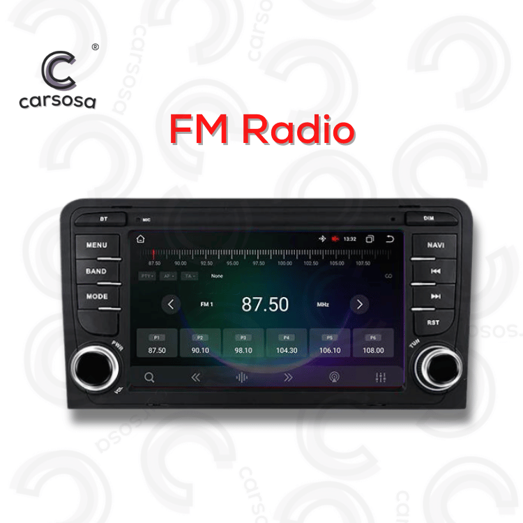 Audi A3 8P | 2003-2012 | Apple CarPlay & Android Auto | 7" Car Radio