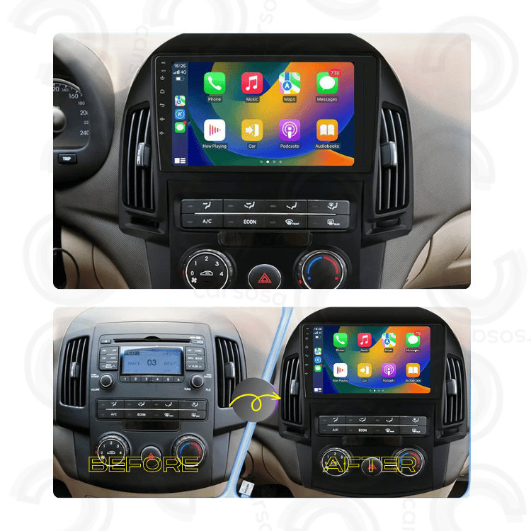 Hyundai i30 | 2006-11 | Apple CarPlay & Android Auto | 9" Car Radio