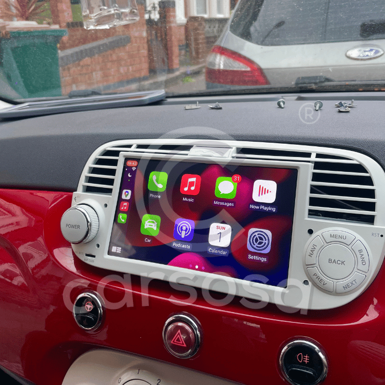 FIAT 500 & Abarth | 2008-2015 | Apple CarPlay & Android Auto | 7.0" Car Radio