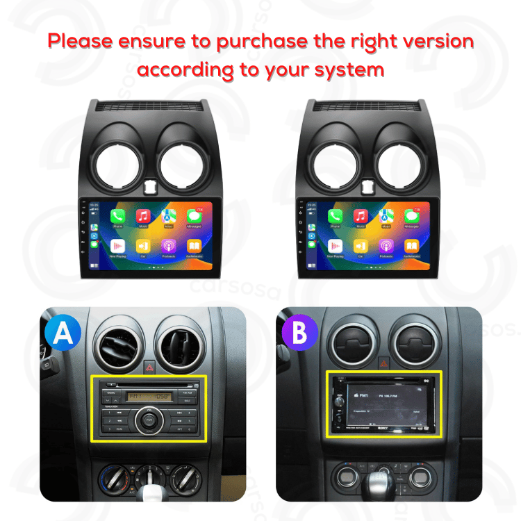 Nissan Qashqai | 2006-13 | Apple CarPlay & Android Auto | 7" Car Radio