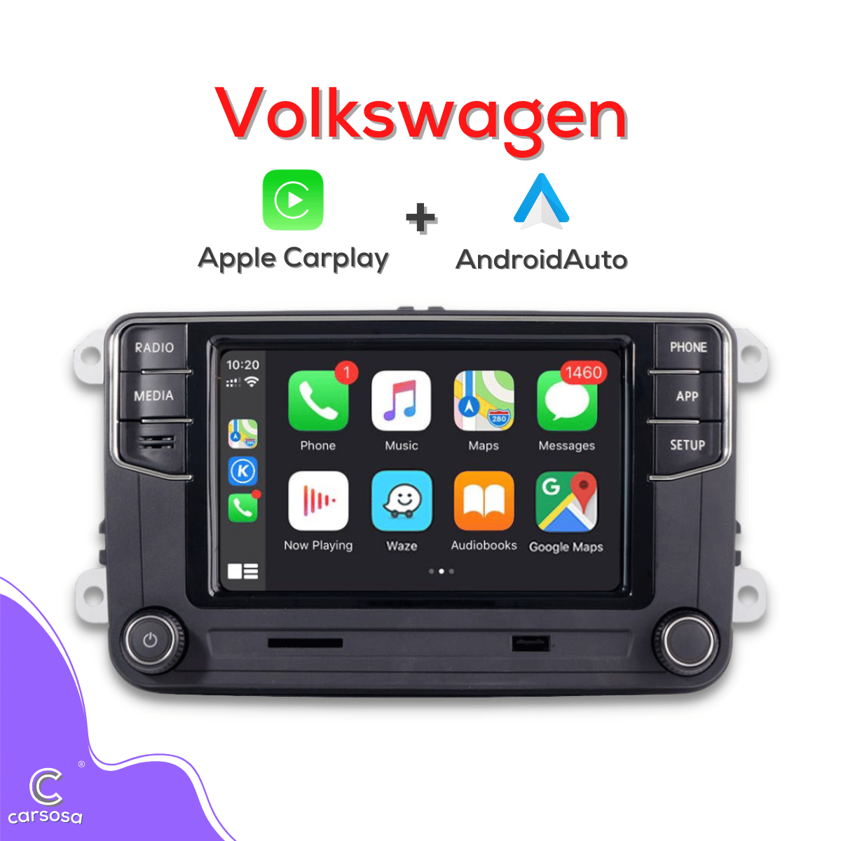 VolksWagen | Apple CarPlay & Android Auto | 6.5" Car Radio