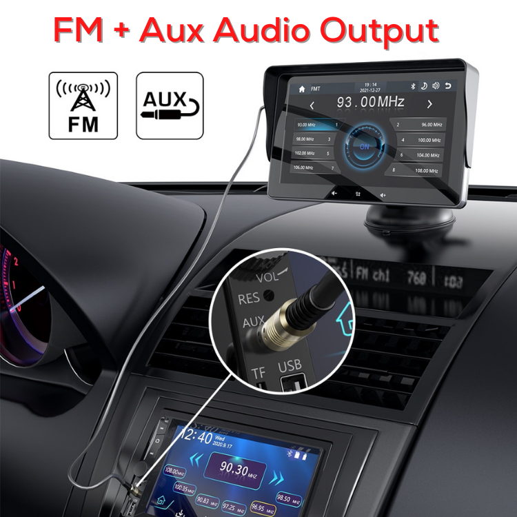 Universal | All Car Models | Apple CarPlay & Android Auto | 7.0" Wireless Car Radio