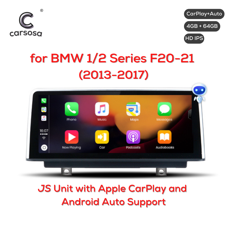 BMW 1/2 Series F20/21 | 2011-17 | Apple CarPlay & Android Auto | 10.25" Wireless Car Radio