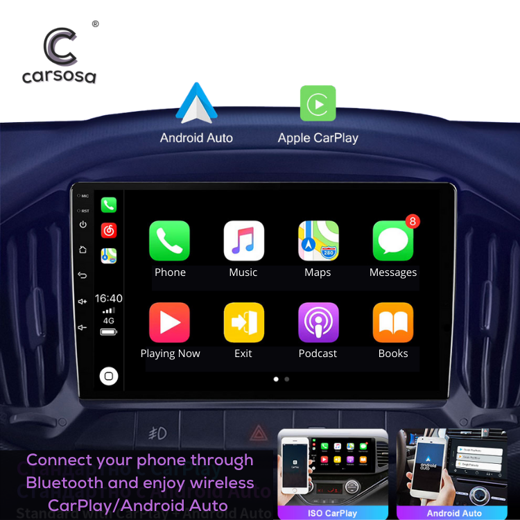 Ford Fiesta | 2009-2014 | Apple CarPlay Android Auto | 9" Car Radio