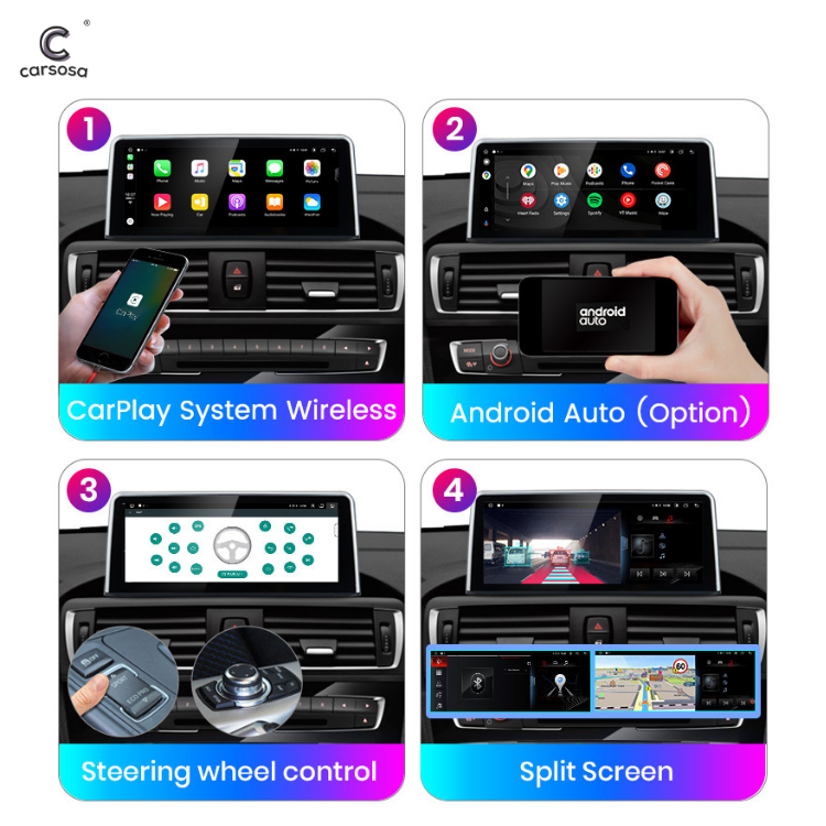 BMW 1/2 Series F20/21 | 2011-17 | Apple CarPlay & Android Auto | 10.25" Wireless Car Radio