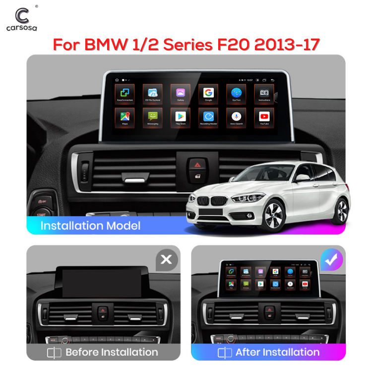 BMW 1/2 Series F20/21 | 2011-17 | Apple CarPlay & Android Auto | 10.25" Wireless Car Radio