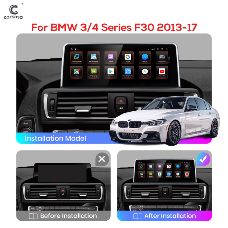 BMW 3/4 Series F30/31 | 2011-17 | Apple CarPlay & Android Auto | 10.25" Car Radio